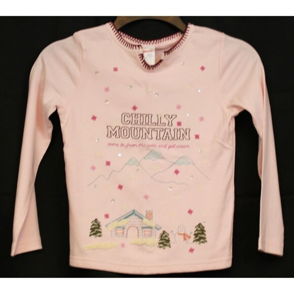 2006 Gymboree Park City Luxe Pink Chilly Mountain Shirt sz 6 NWT Embroidery Cute - Picture 1 of 6